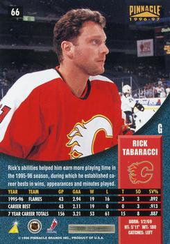 1996-97 Pinnacle #66 Rick Tabaracci Back