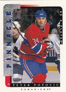 1996-97 Pinnacle Be a Player #6 Peter Popovic Front