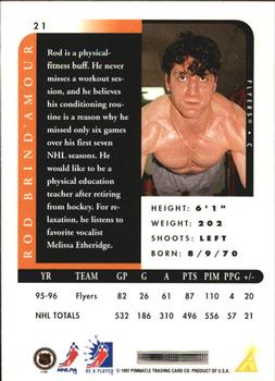 1996-97 Pinnacle Be a Player #21 Rod Brind'Amour Back