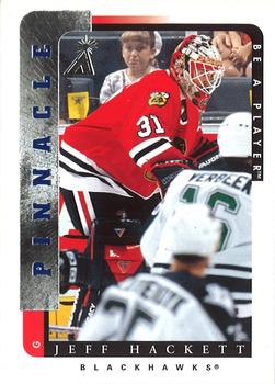 1996-97 Pinnacle Be a Player #42 Jeff Hackett Front