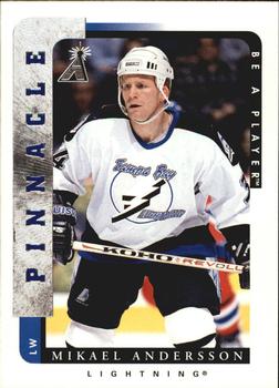 1996-97 Pinnacle Be a Player #65 Mikael Andersson Front