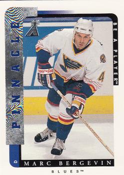 1996-97 Pinnacle Be a Player #85 Marc Bergevin Front