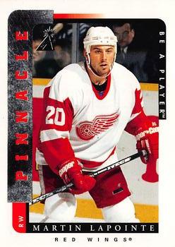1996-97 Pinnacle Be a Player #128 Martin Lapointe Front