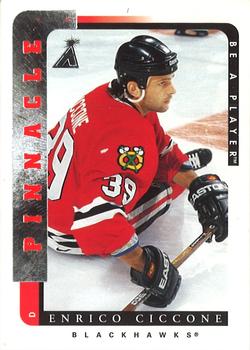 1996-97 Pinnacle Be a Player #129 Enrico Ciccone Front