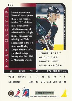 1996-97 Pinnacle Be a Player #133 Norm Maciver Back