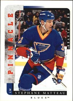 1996-97 Pinnacle Be a Player #169 Stephane Matteau Front