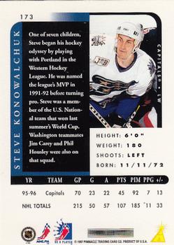 1996-97 Pinnacle Be a Player #173 Steve Konowalchuk Back