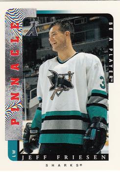 1996-97 Pinnacle Be a Player #190 Jeff Friesen Front
