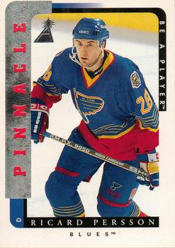1996-97 Pinnacle Be a Player #210 Ricard Persson Front