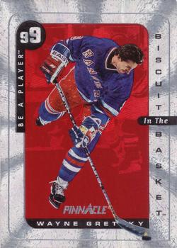 1996-97 Pinnacle Be a Player - Biscuit in the Basket #1 Wayne Gretzky Front