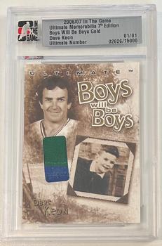 2006-07 In The Game Ultimate Memorabilia - Boys Will Be Boys Gold #10 Dave Keon  Front