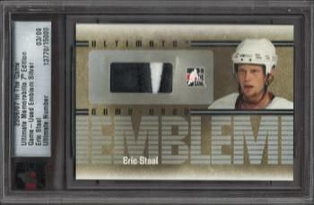 2006-07 In The Game Ultimate Memorabilia - Emblems #6 Eric Staal  Front