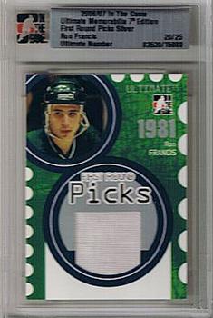 2006-07 In The Game Ultimate Memorabilia - First Round Picks #15 Ron Francis  Front