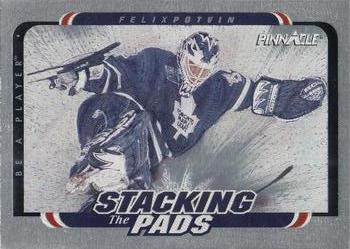 1996-97 Pinnacle Be a Player - Stacking the Pads #6 Felix Potvin Front
