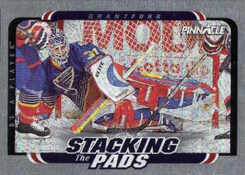 1996-97 Pinnacle Be a Player - Stacking the Pads #9 Grant Fuhr Front