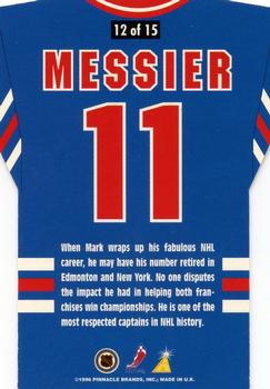 1996-97 Pinnacle - By the Numbers #12 Mark Messier Back