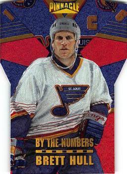 1996-97 Pinnacle - By the Numbers #6 Brett Hull Front