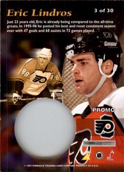 1996-97 Pinnacle Mint Collection #3 Eric Lindros Back