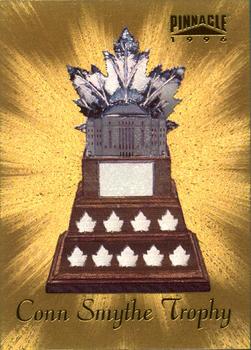 1996-97 Pinnacle - Trophies #9 Conn Smythe Trophy (Joe Sakic) Front