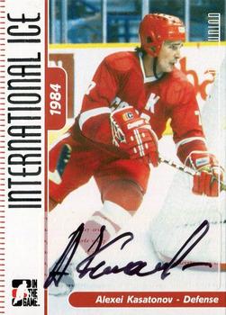 2006-07 In The Game Used International Ice - Autographs #A-AK Alexei Kasatonov  Front