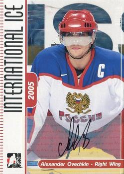 2006-07 In The Game Used International Ice - Autographs #A-AO Alexander Ovechkin Front