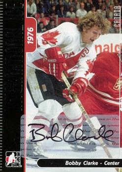 2006-07 In The Game Used International Ice - Autographs #A-BC Bobby Clarke  Front