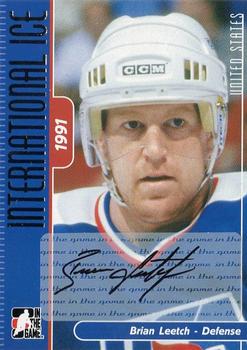 2006-07 In The Game Used International Ice - Autographs #A-BL Brian Leetch Front