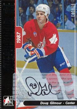 2006-07 In The Game Used International Ice - Autographs #A-DG Doug Gilmour  Front