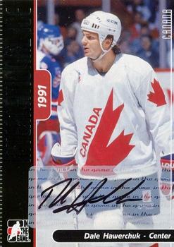 2006-07 In The Game Used International Ice - Autographs #A-DH Dale Hawerchuk  Front