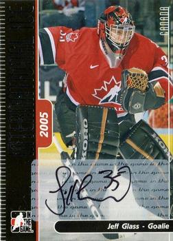 2006-07 In The Game Used International Ice - Autographs #A-JG Jeff Glass  Front