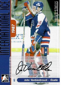 2006-07 In The Game Used International Ice - Autographs #A-JV John Vanbiesbrouck  Front