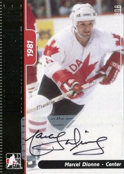 2006-07 In The Game Used International Ice - Autographs #A-MD Marcel Dionne  Front