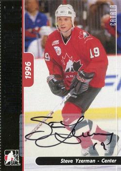 2006-07 In The Game Used International Ice - Autographs #A-SY Steve Yzerman Front