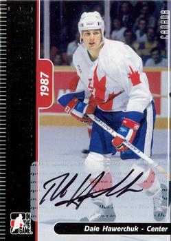 2006-07 In The Game Used International Ice - Autographs #A-DH2 Dale Hawerchuk  Front