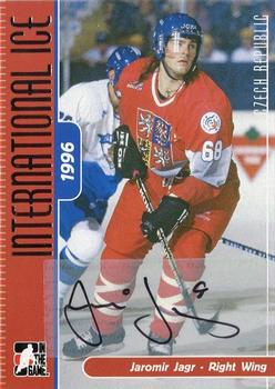 2006-07 In The Game Used International Ice - Autographs #A-JJ2 Jaromir Jagr Front