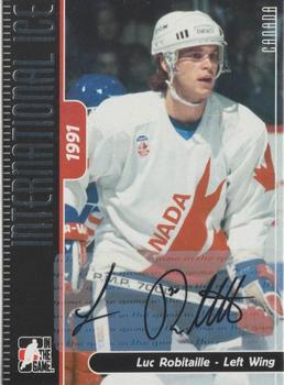 2006-07 In The Game Used International Ice - Autographs #A-LRO Luc Robitaille Front