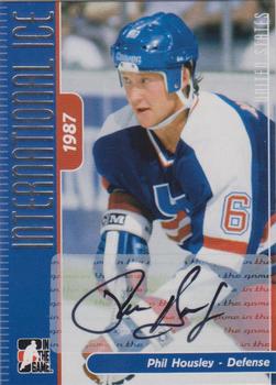 2006-07 In The Game Used International Ice - Autographs #A-PHO Phil Housley  Front