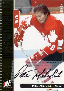 2006-07 In The Game Used International Ice - Autographs #A-PM2 Pete Mahovlich Front