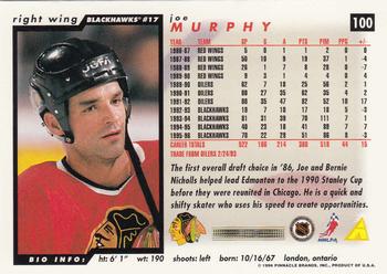 1996-97 Score #100 Joe Murphy Back