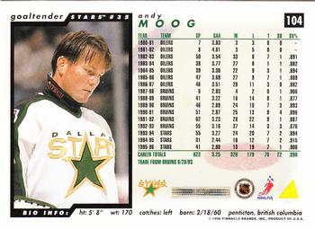 1996-97 Score #104 Andy Moog Back
