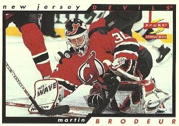 1996-97 Score #10 Martin Brodeur Front