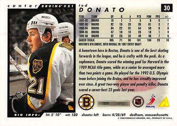 1996-97 Score #30 Ted Donato Back