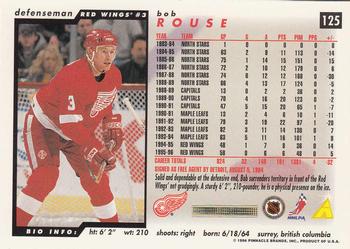 1996-97 Score #125 Bob Rouse Back