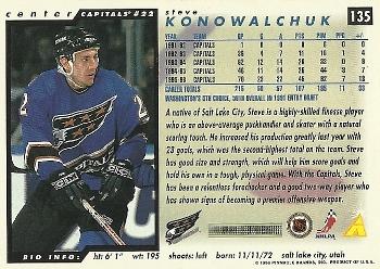 1996-97 Score #135 Steve Konowalchuk Back
