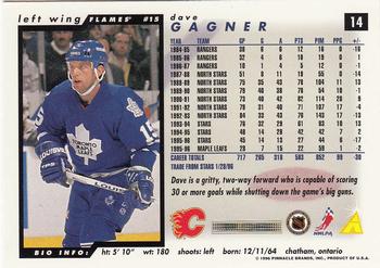1996-97 Score #14 Dave Gagner Back