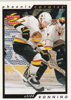 1996-97 Score #163 Cliff Ronning Front