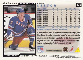 1996-97 Score #179 Brian Leetch Back