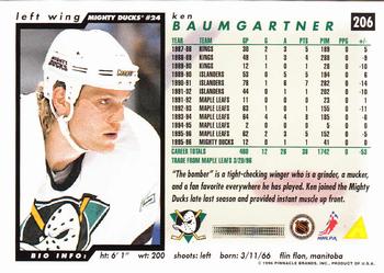 1996-97 Score #206 Ken Baumgartner Back
