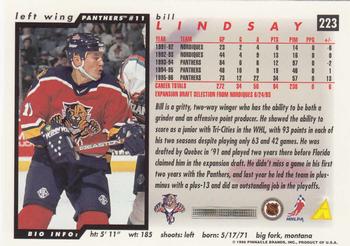 1996-97 Score #223 Bill Lindsay Back