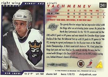 1996-97 Score #241 Vitali Yachmenev Back